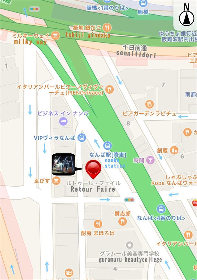 ルトゥール難波 Retournanba 男塾ホテルグループ (adults Only) Hotel cinta 2*